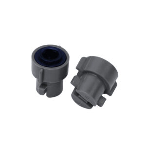 JET CAPSULES - QUICK RELEASE JETS FOR BRUSHES - Grey - 100° Fanjet, Single x2 jets (2 way)