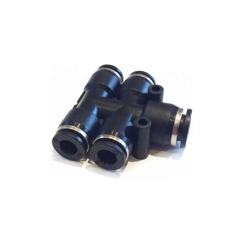 4 WAY PUSH-FIT T-CONNECTOR