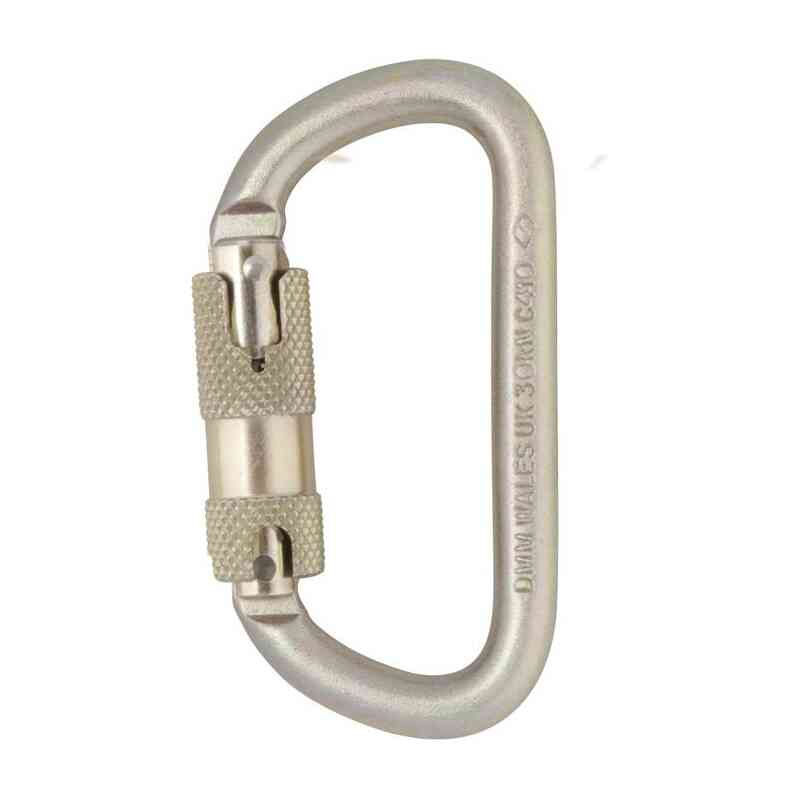 Steel 10mm Equal D Kwiklock Carabiner