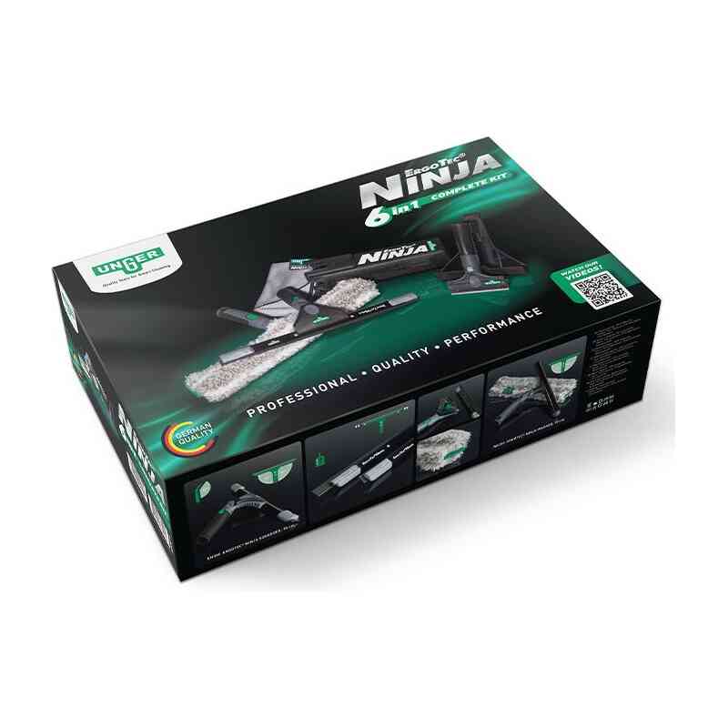 Unger ErgoTec® Ninja 6in1 Advanced Starter Set