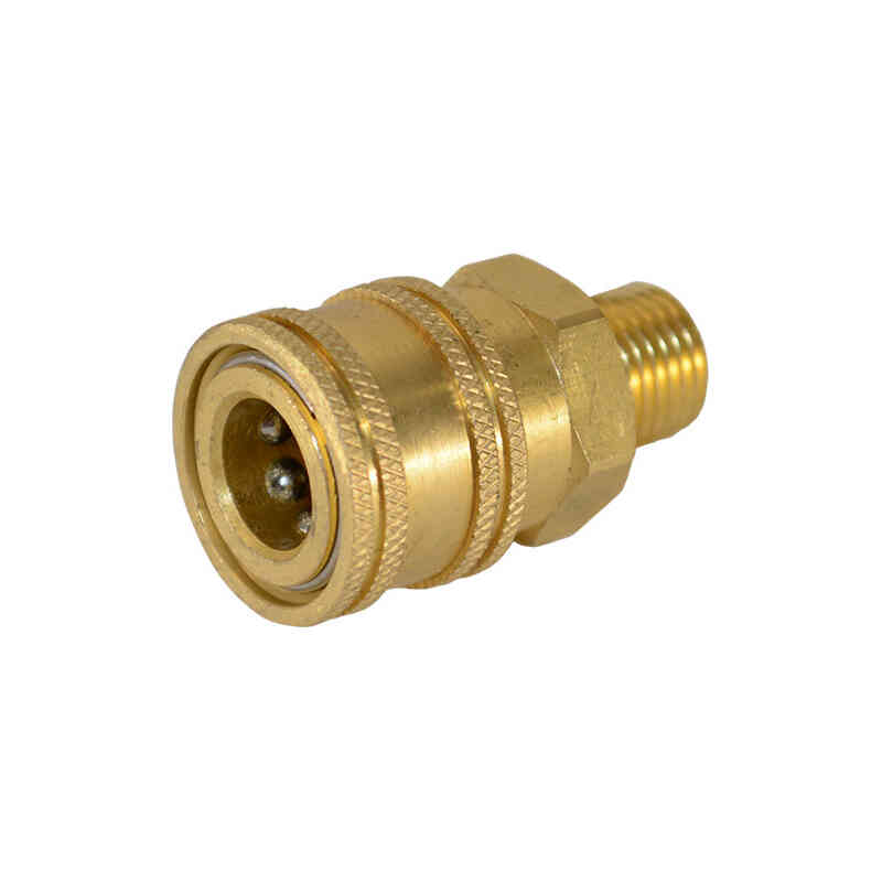 1/4" BRASS SOCKET MALE (Brass Quick Connect)