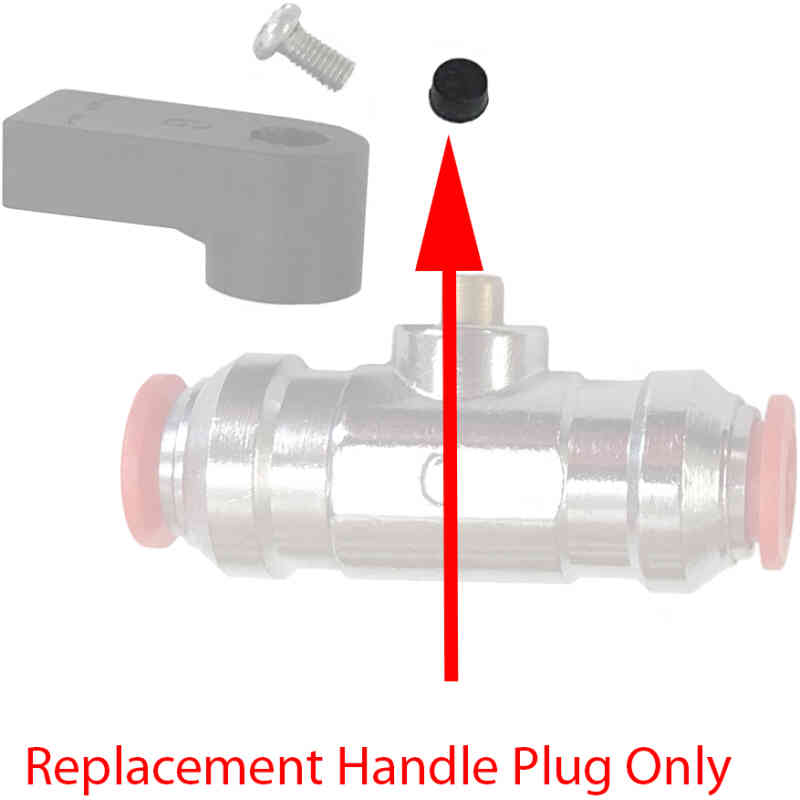 Replacement Plug for Push-Fit Flow Valve Handle