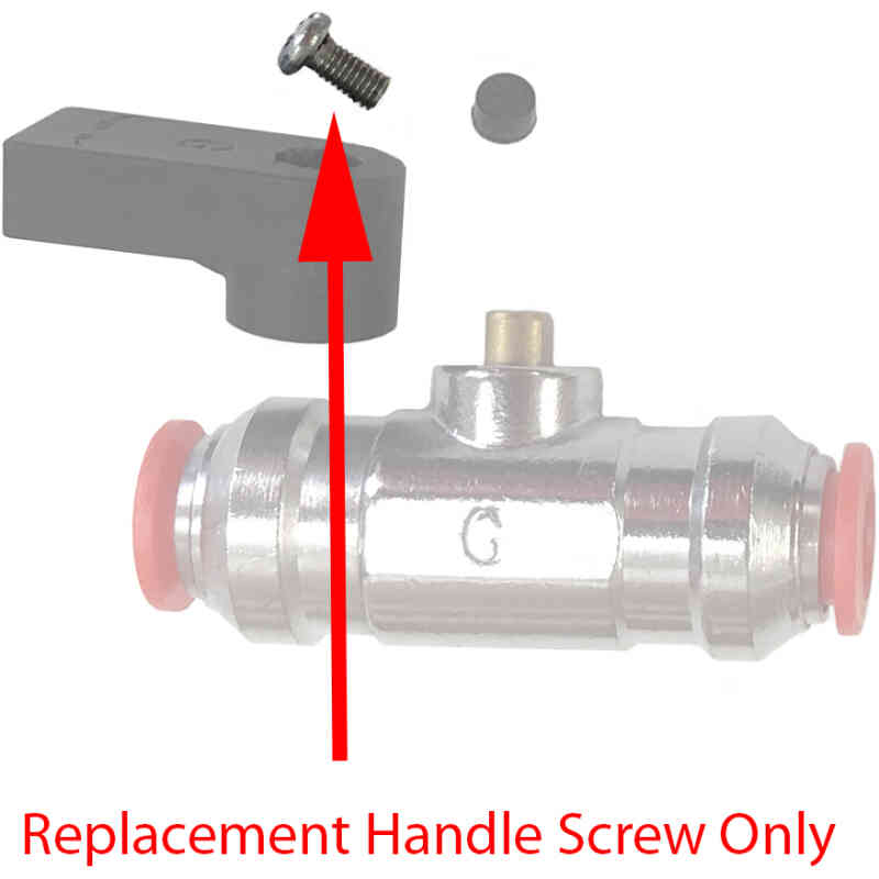 Replacement Screw for Handles on Push-Fit Flow Valve