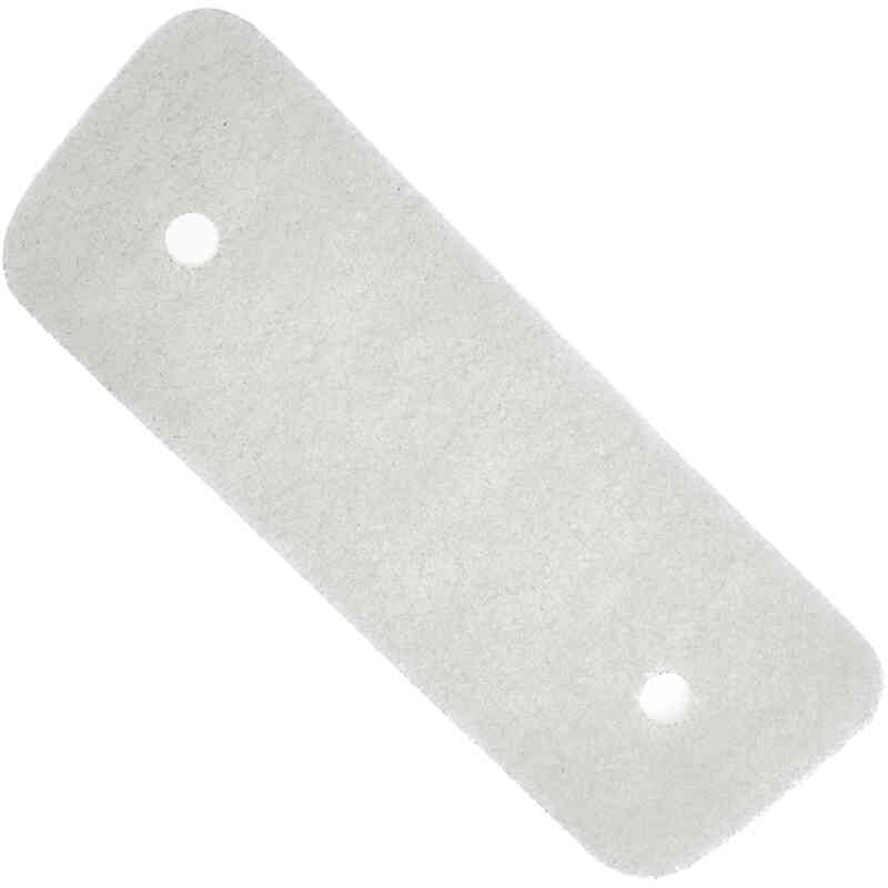 25cm Shaped Abrasive Pad - White - Gardiner
