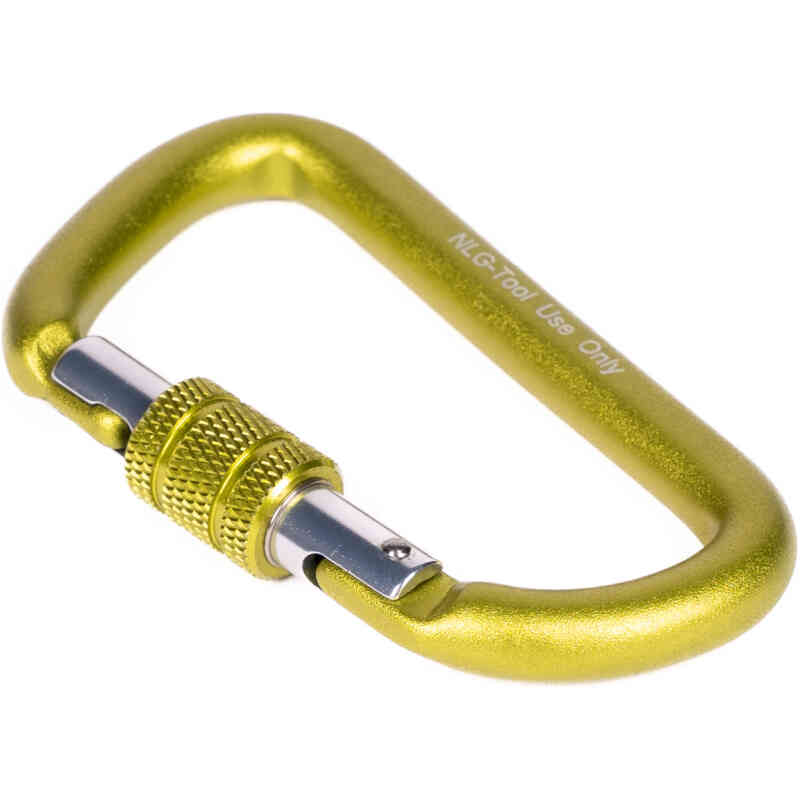 NLG Aluminium Screwgate Carabiner