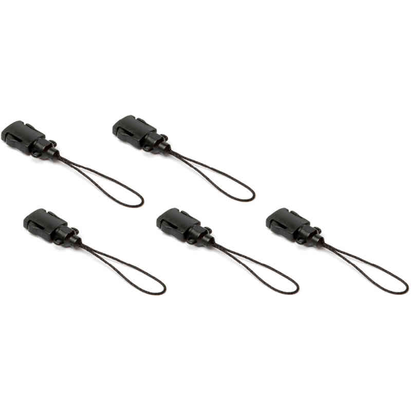 NLG Mini Coil Tool Lanyard Connectors, 5 Pack