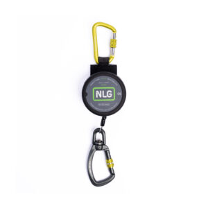 NLG Heavy Duty Retractable Lanyard, Double Carabiner