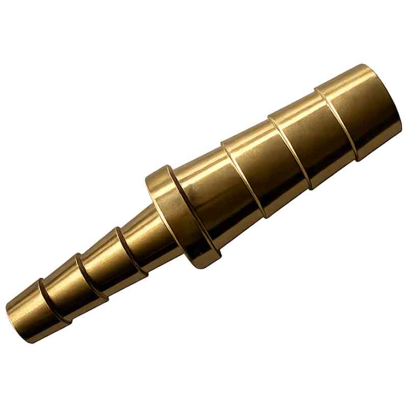 Brass reducing hose tail (hose barb) adaptor